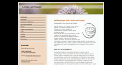 Desktop Screenshot of linda-lehrhaupt.com